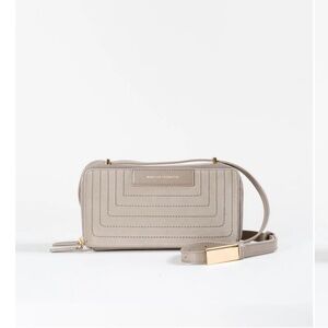 Want Les Essentiels Suede and Leather Crossbody Bag